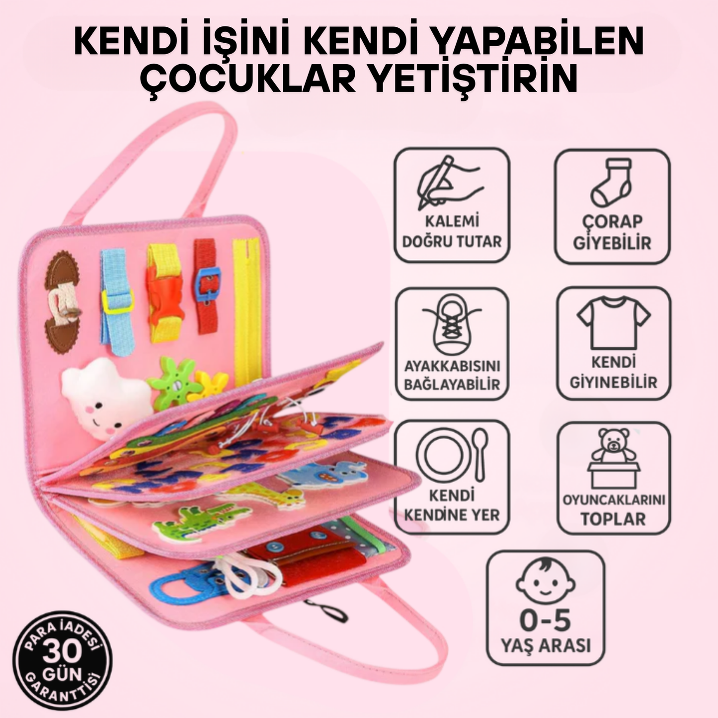 Montessori Eğitim Panosu
