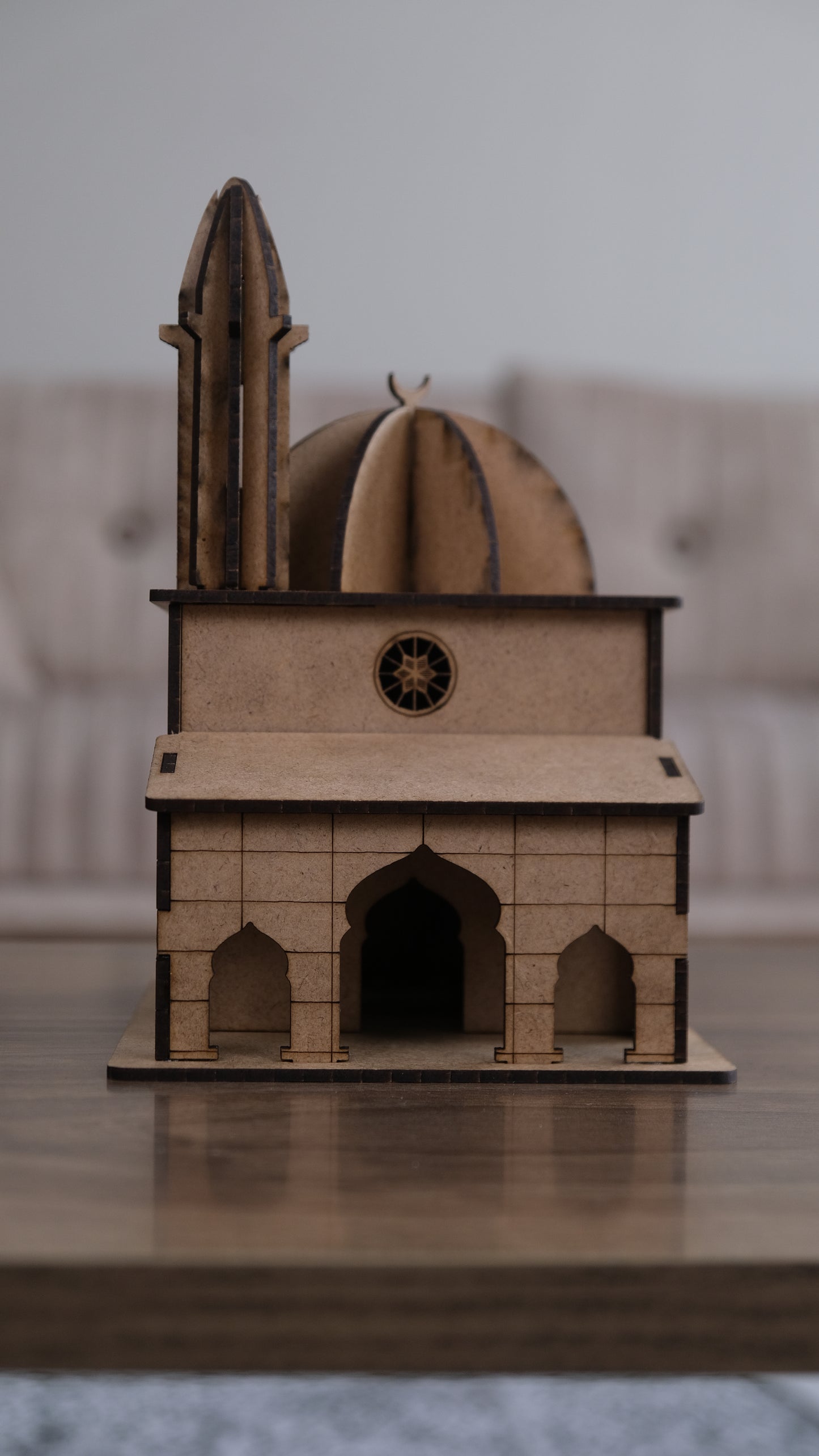 Boyanabilir Ahşap Demonte Cami Maketi Minik Ellers™