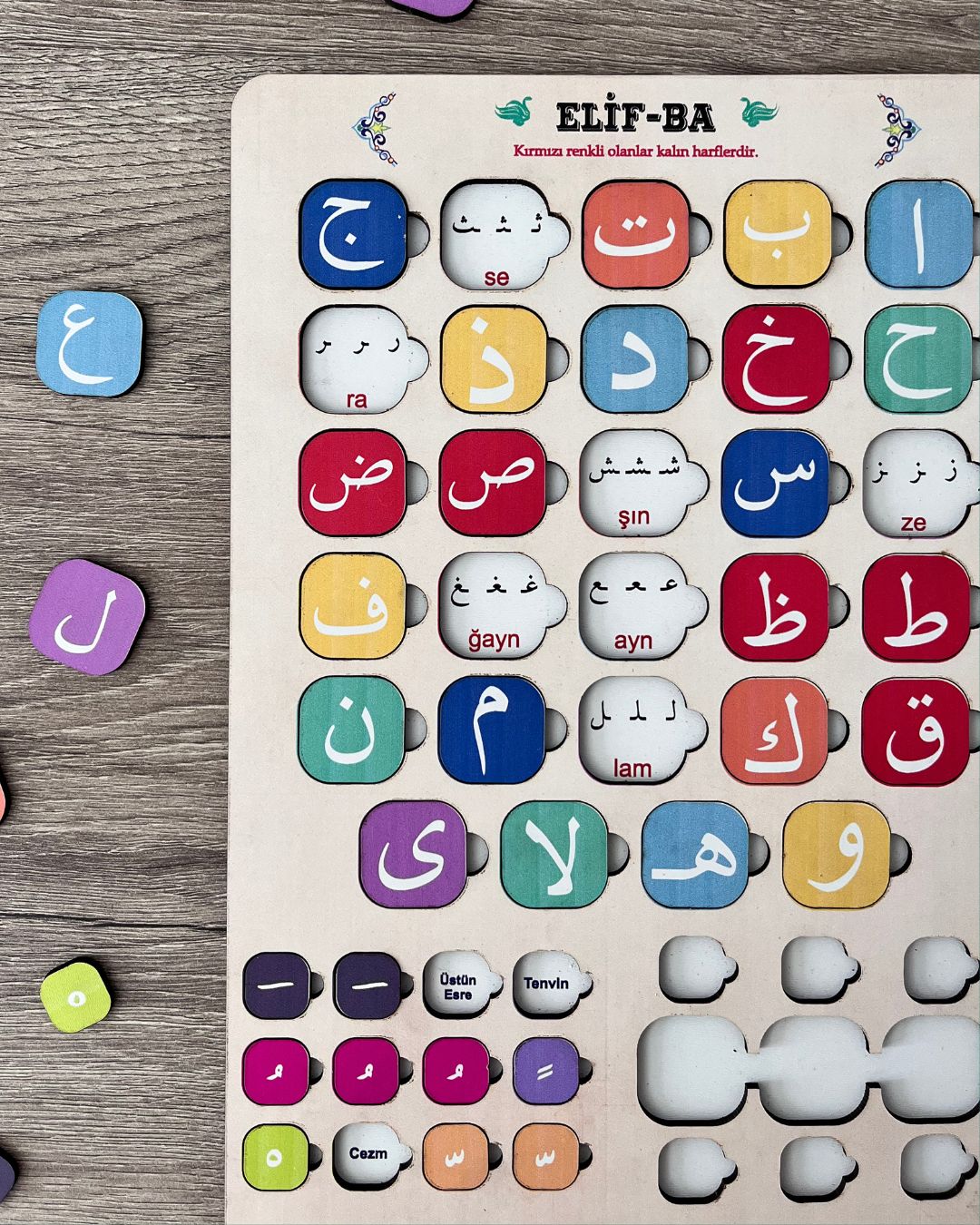 Ahşap Elif Ba Minik Ellers ™