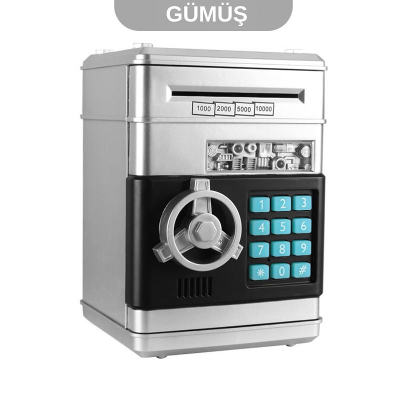 Şifreli Otomatik Kağıt Para Alan ATM Kasa Kumbara