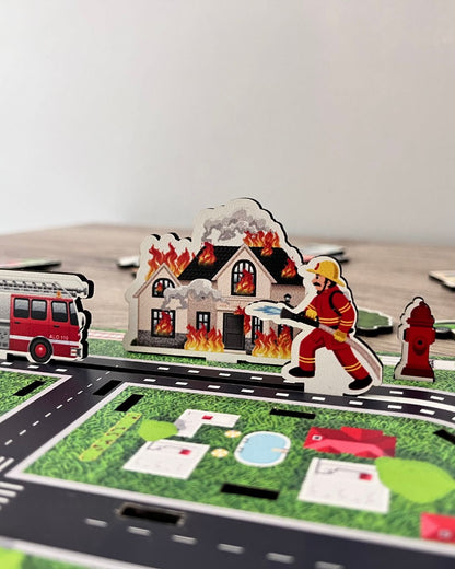 Eğitici Ahşap Şehir Kurma Oyunu Benim Şehrim Minik Eller ™