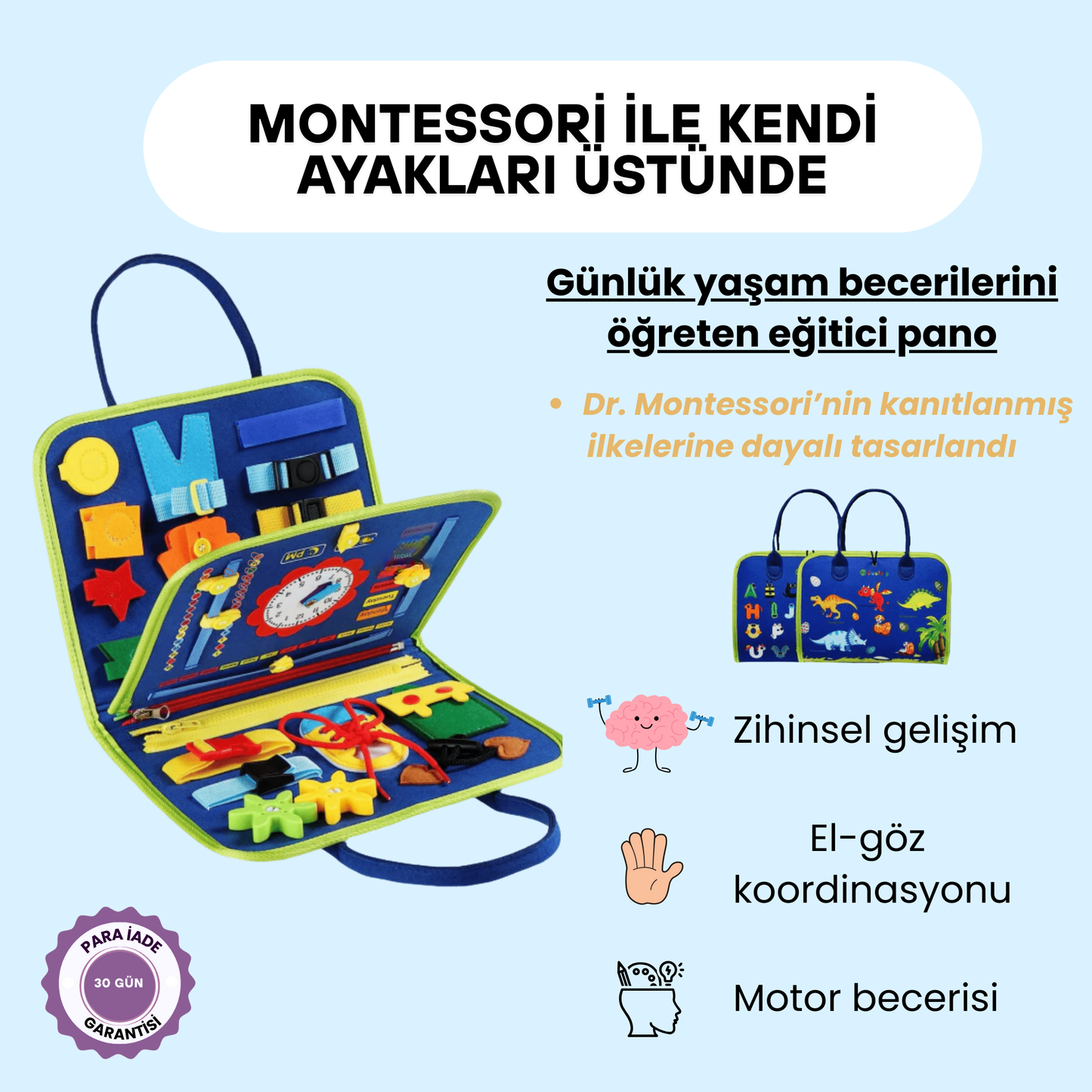 Montessori Eğitim Panosu