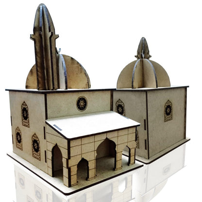 Boyanabilir Ahşap Demonte Cami Maketi Minik Ellers™