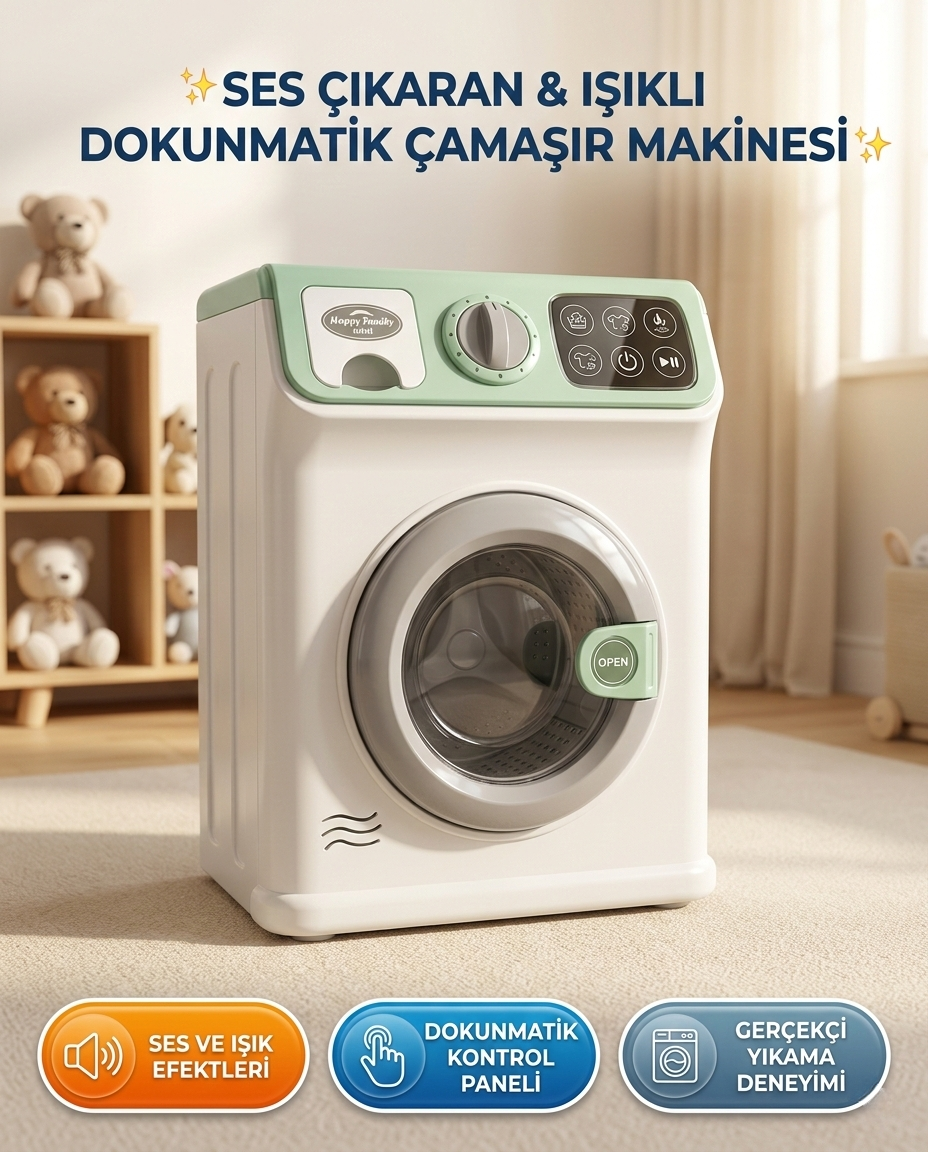 Dokunmatik Ekranlı Çamaşır Makinesi