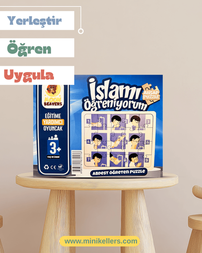 Abdest Öğreten Puzzle Minik Ellers™